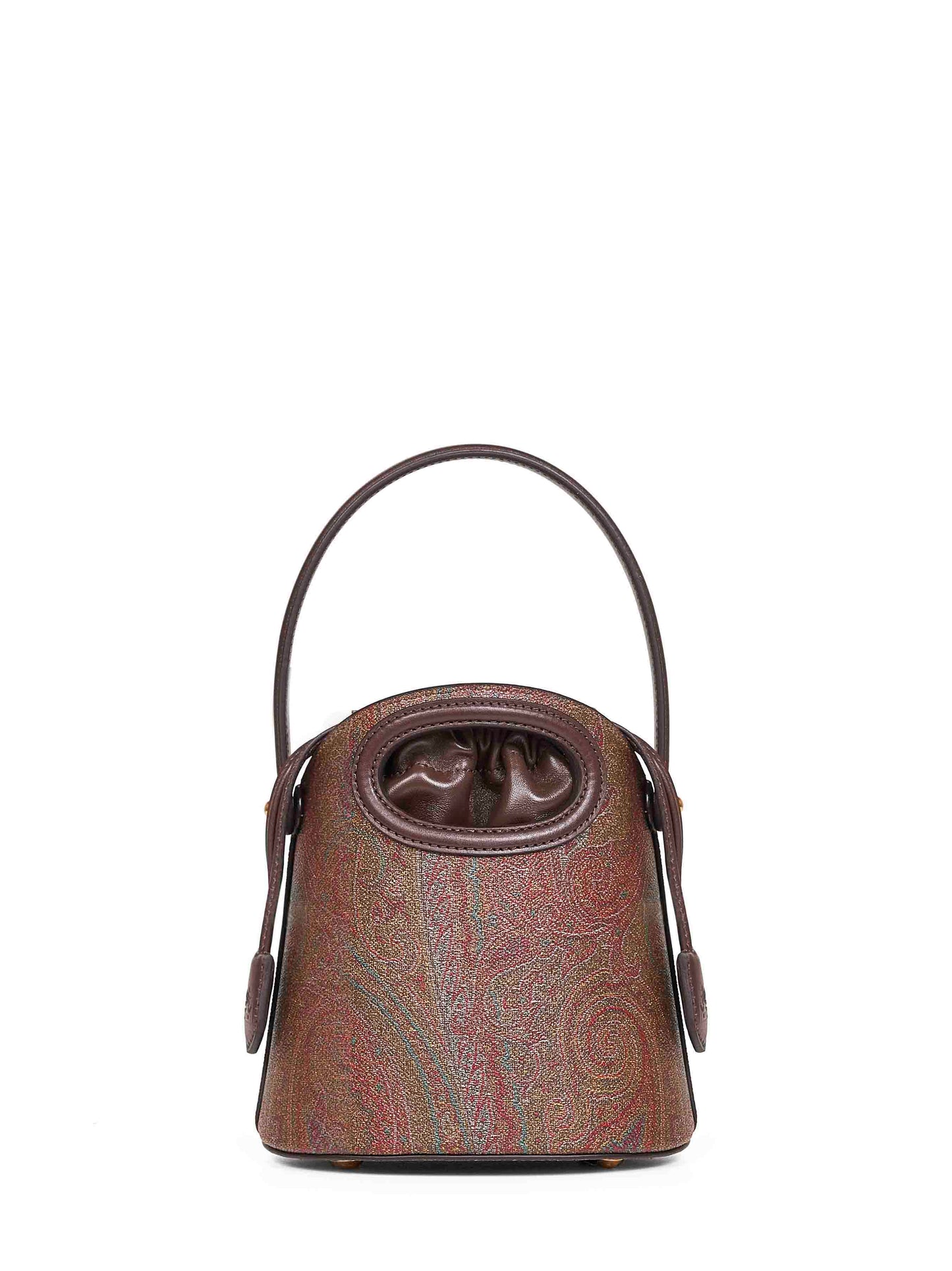 Brown Saturno small Arnica bucket bag