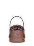 Brown Saturno small Arnica bucket bag