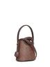 Brown Saturno small Arnica bucket bag