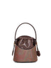 Brown Saturno small Arnica bucket bag