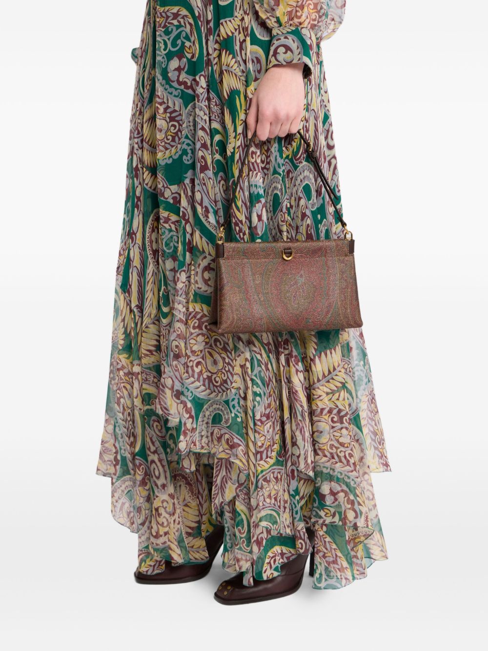 Clutch Talk mini Arnica marrone