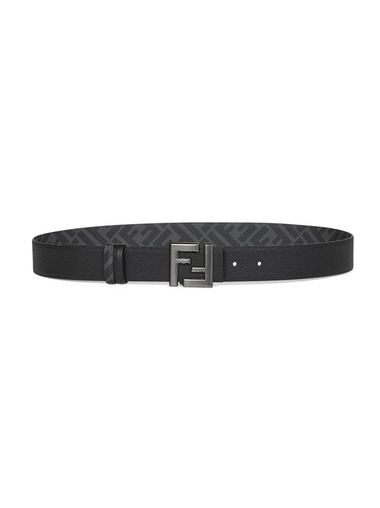 Black Squared FF reversible belt