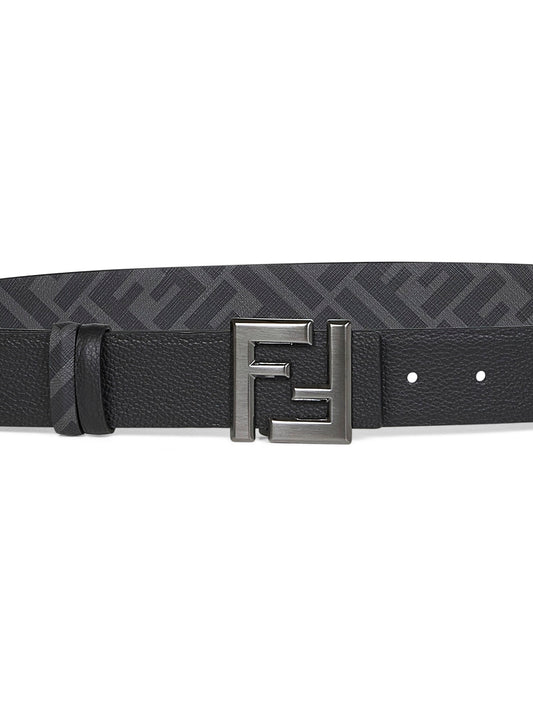 Black Squared FF reversible belt