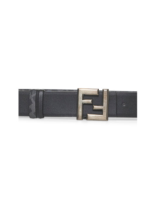 Cintura reversibile Squared FF nera