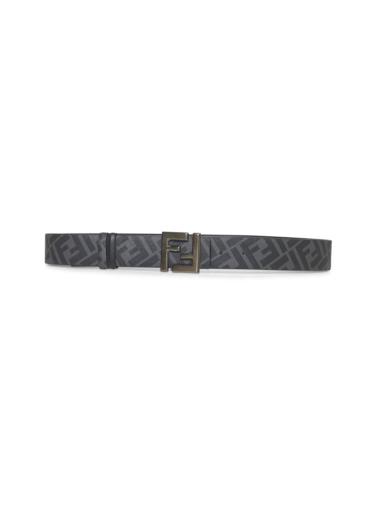 Cintura reversibile Squared FF nera