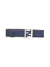 Cintura reversibile Squared FF blu