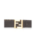 Cintura reversibile Squared FF marrone