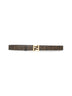 Cintura reversibile Squared FF marrone