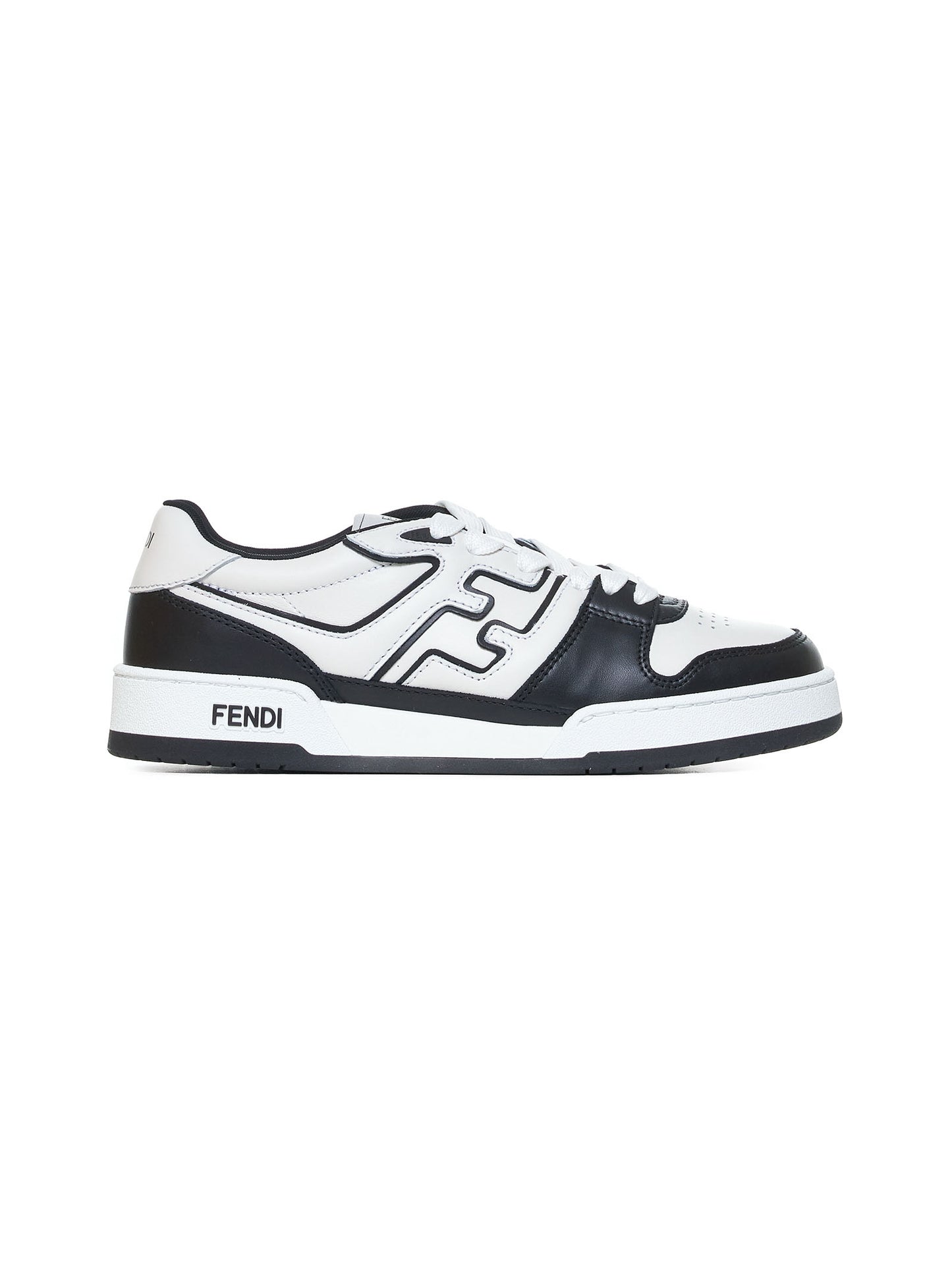 Fendi Match leather sneakers