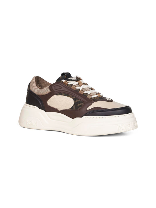 Leather Fendi Force sneakers