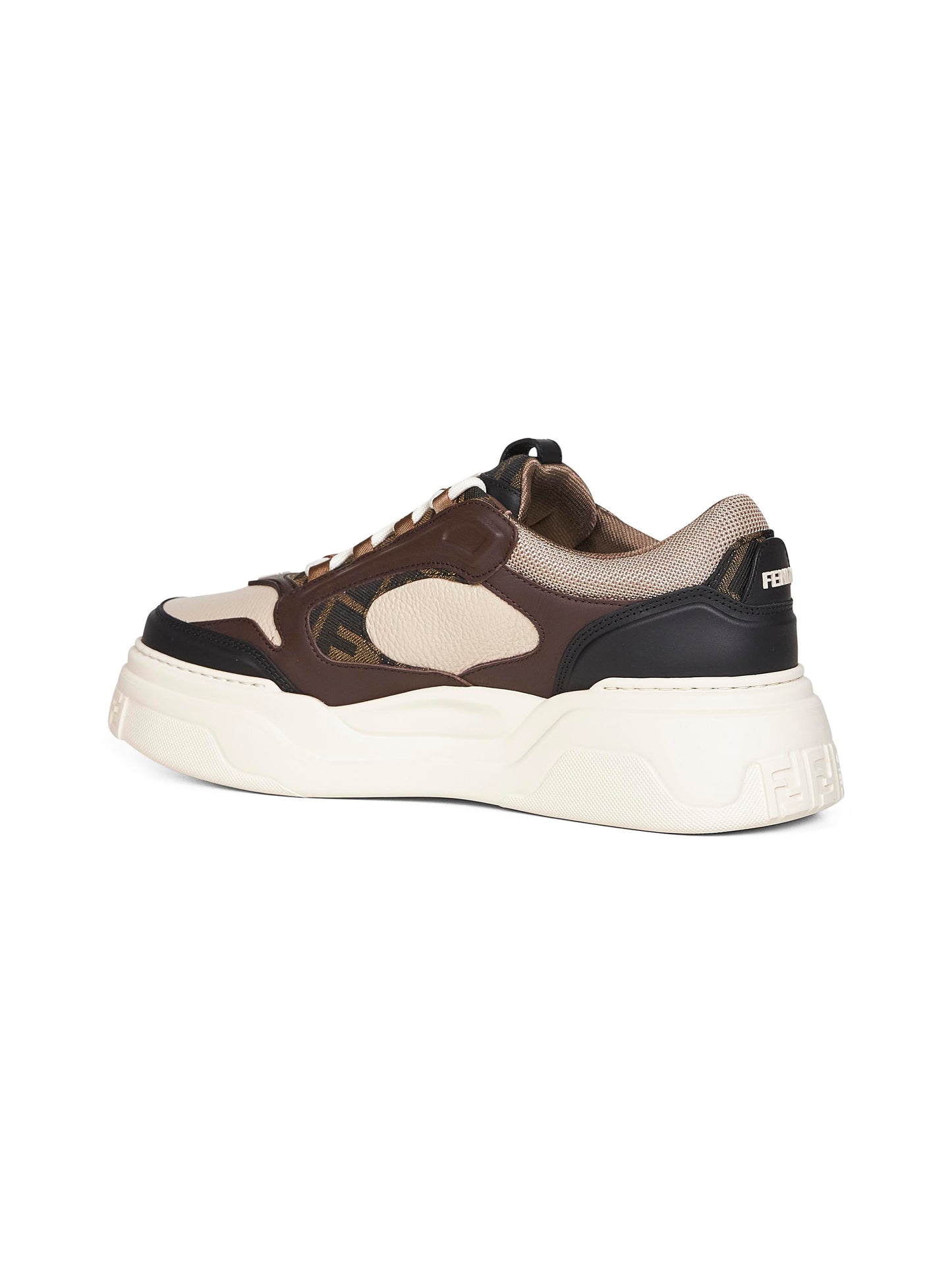 Leather Fendi Force sneakers