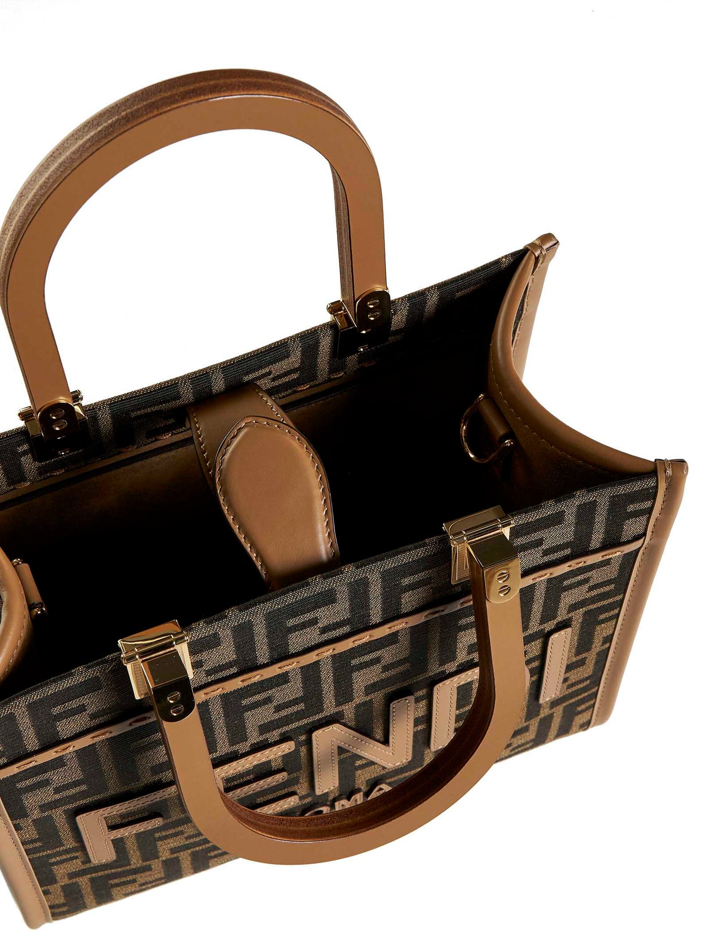 Fendi Sunshine Small Brown FF bag