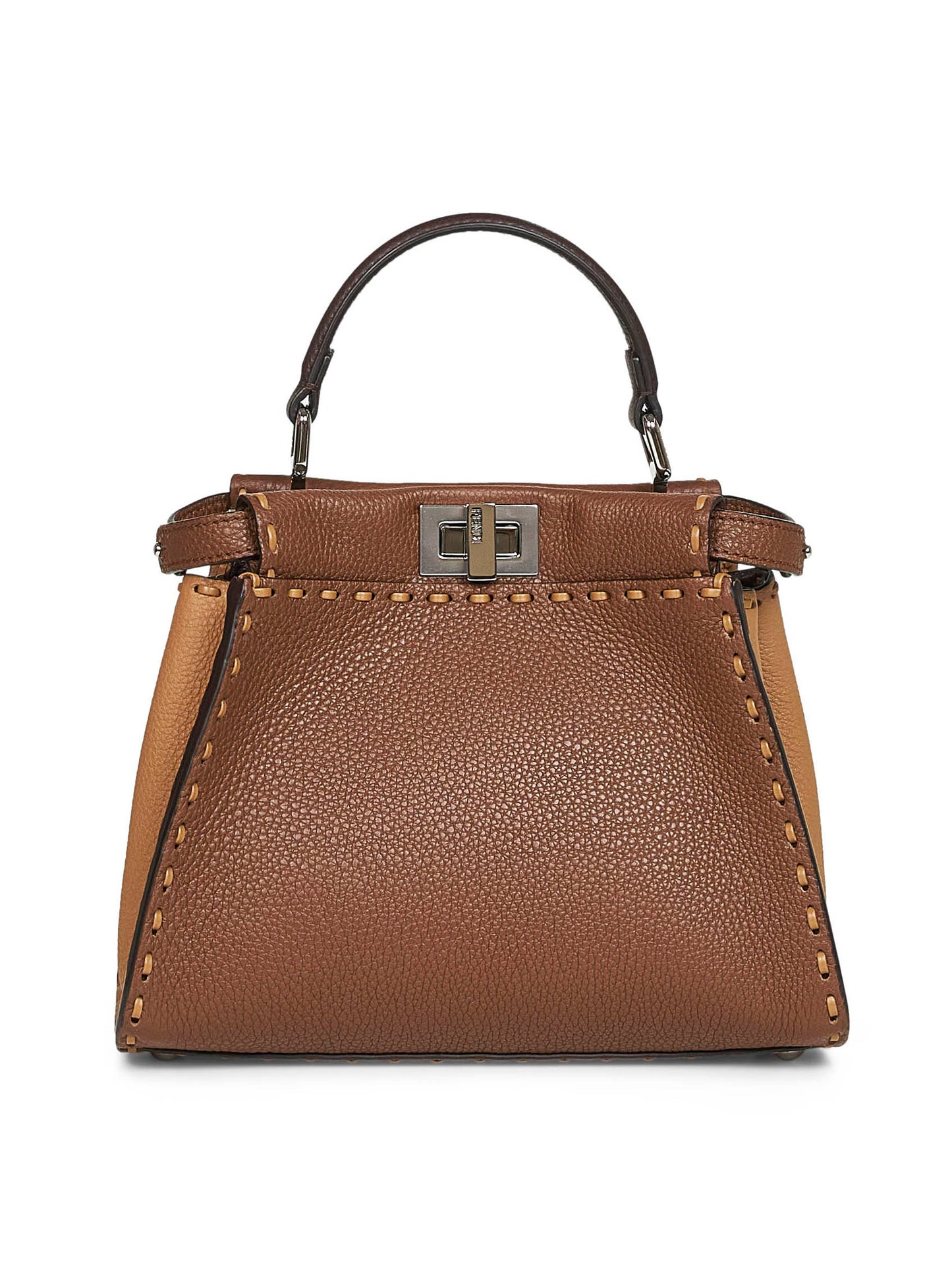 Borsa a mano Peekaboo Mini marrone