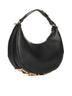 Fendigraphy black leather bag
