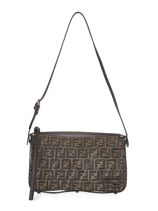 Borsa a spalla Simply Fendi Medium marrone