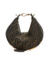 Fendigraphy Mini Bag in Brown FF Jacquard Fabric