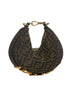 Fendigraphy Mini Bag in Brown FF Jacquard Fabric