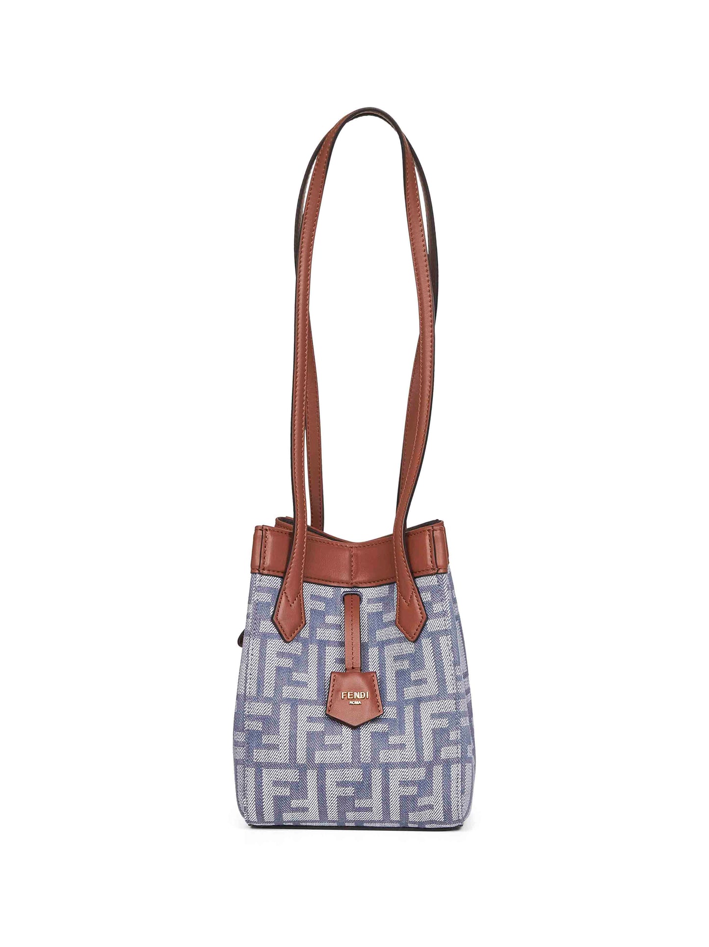 Minibag Fendi Origami Mini blu