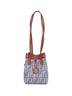 Minibag Fendi Origami Mini blu