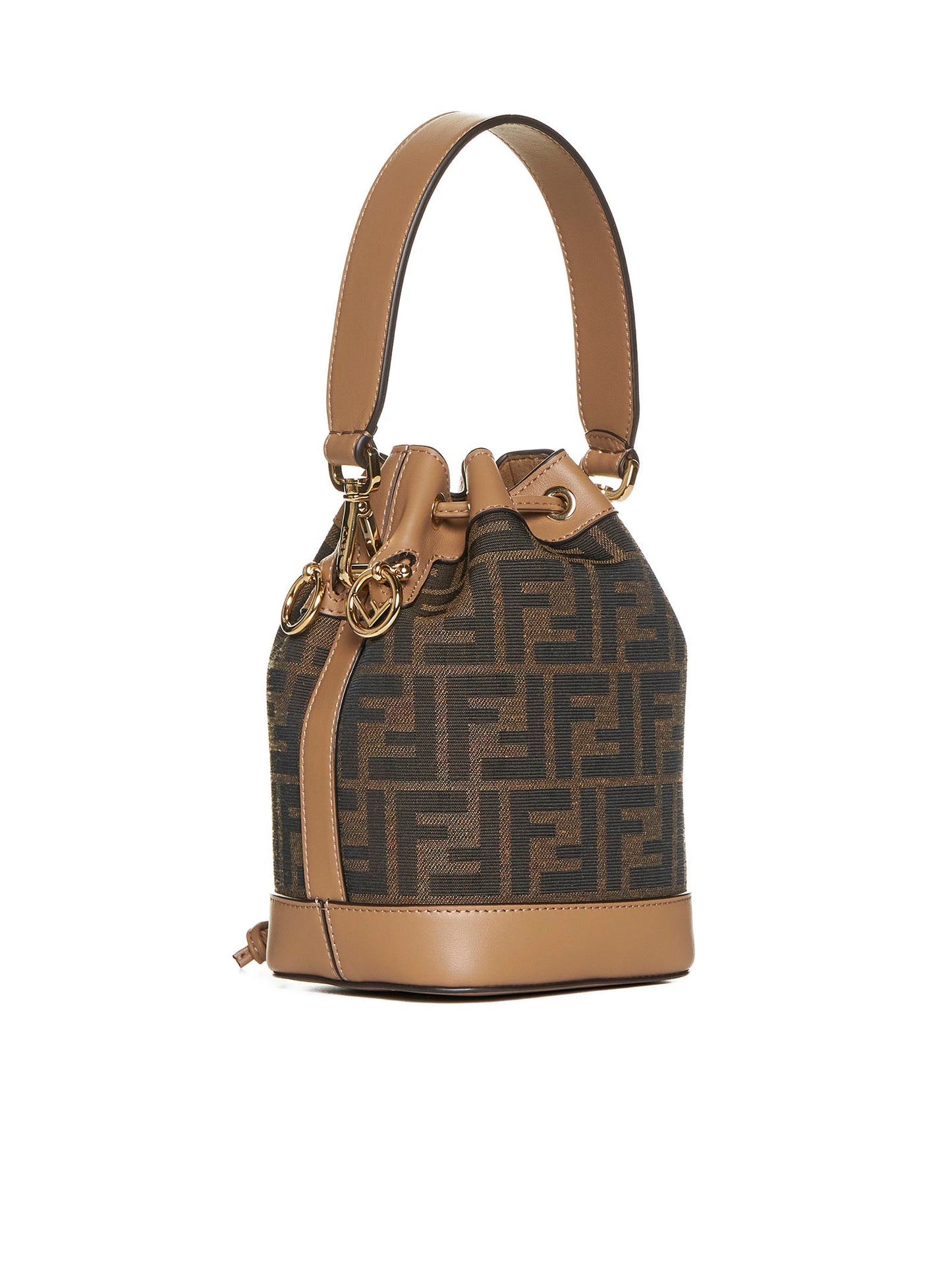 Mon Tresor Mini Bag in Brown FF Fabric