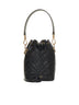 Mon Tresor Mini Bag in Black Leather with FF Motif