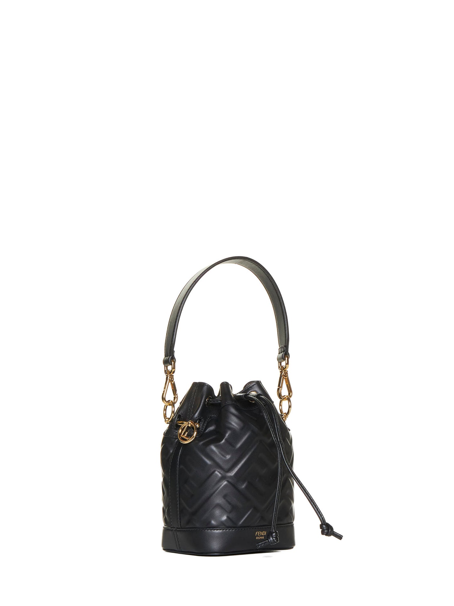 "Mon Tresor" Minibag in pelle nera