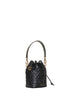 "Mon Tresor" Minibag in pelle nera