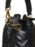 "Mon Tresor" Minibag in pelle nera