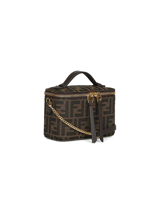 Brown Fendi Vanity mini bag