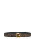 Reversible FF Belt in Black Leather