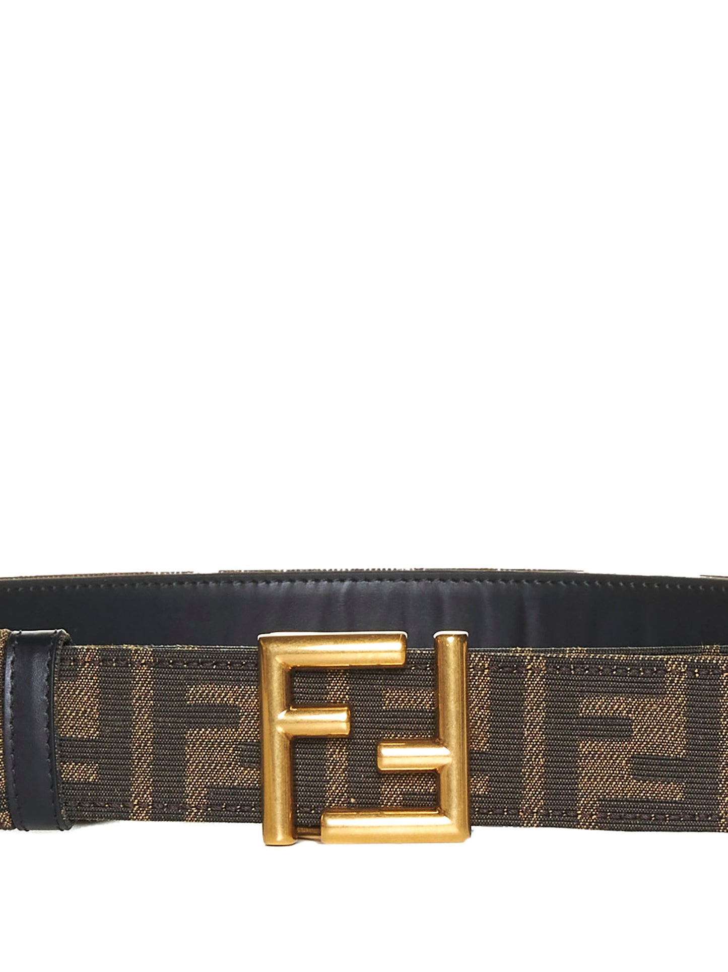 Reversible FF Belt in Black Leather