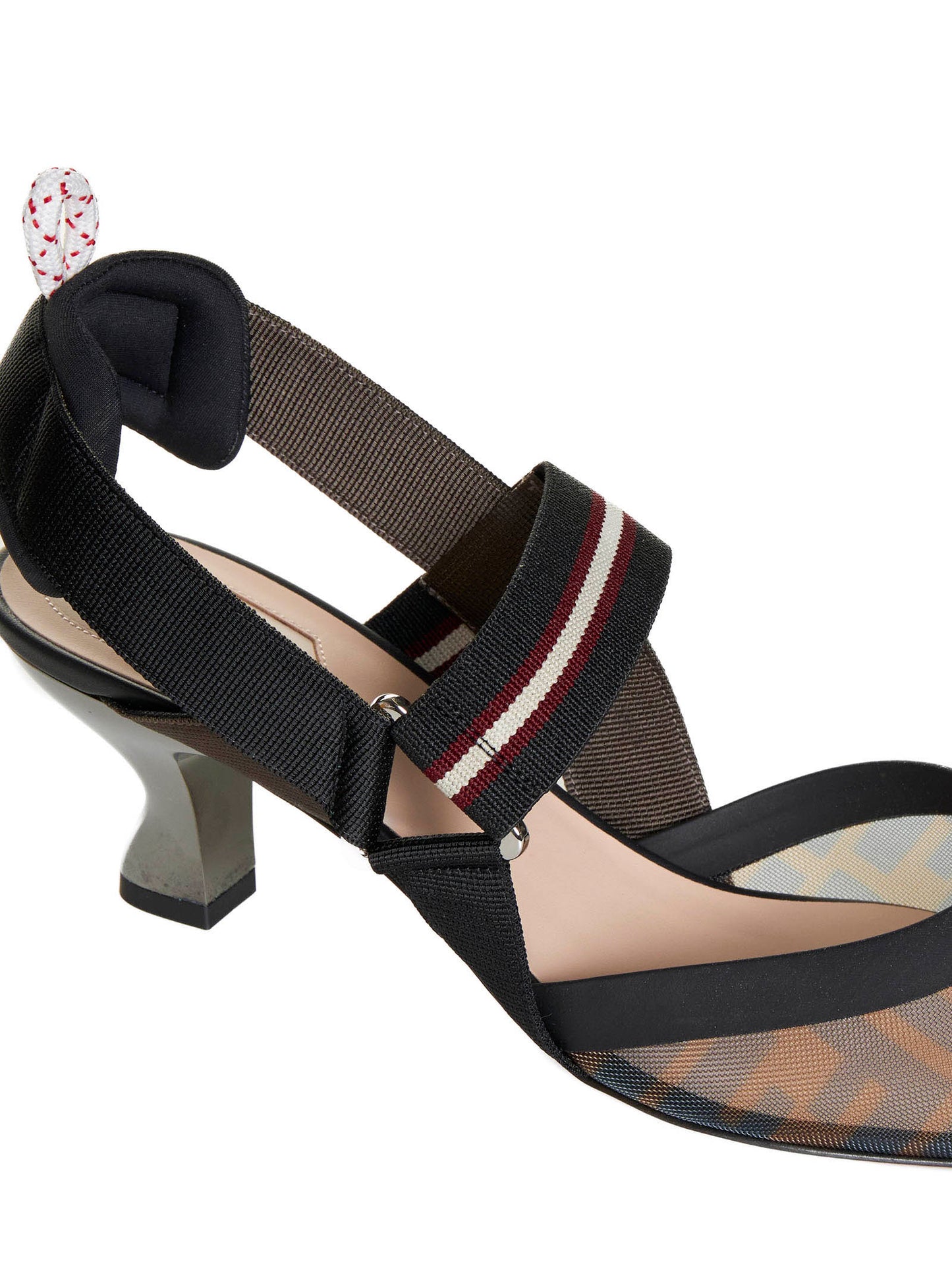 Colibri Slingback tacco medio in rete tecnica multicolor