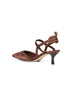 Slingback Colibrì Lite in velluto FF marrone