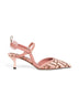 Slingback Colibrì Lite in velluto FF rosa