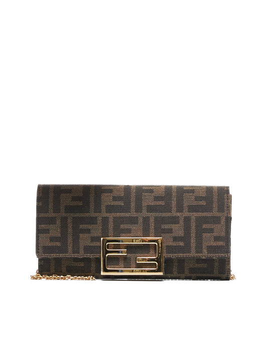 FENDI Continental with chain