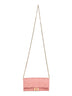 Portafoglio Continental With Chain Baguette rosa