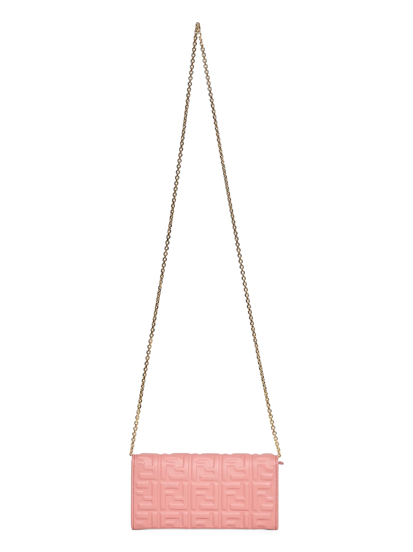 Portafoglio Continental With Chain Baguette rosa