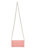 Portafoglio Continental With Chain Baguette rosa