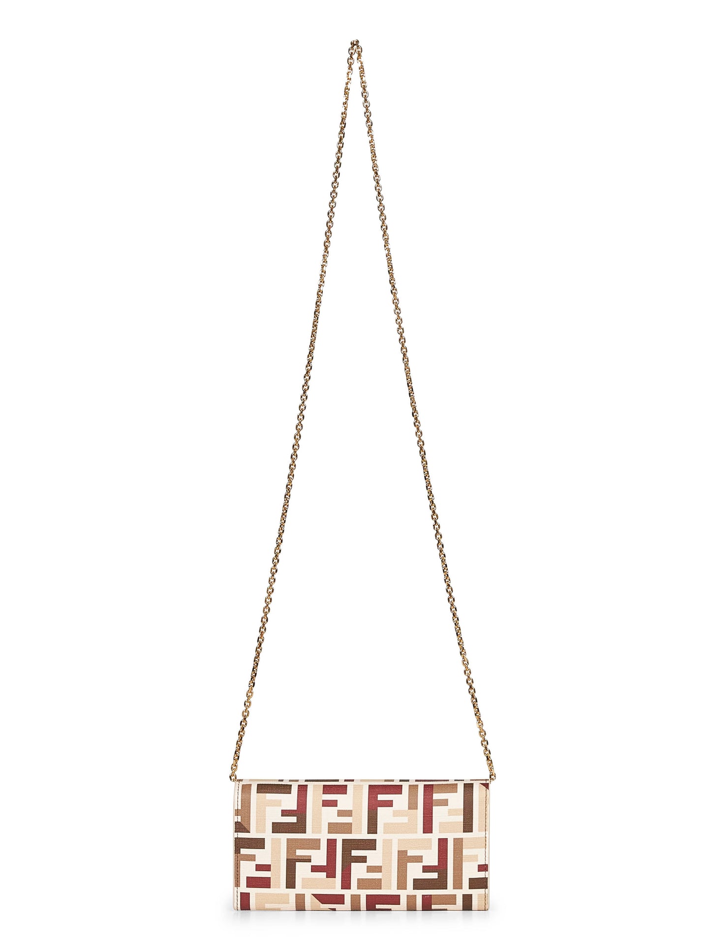 Multicolor Fendi Roma Continental with chain wallet