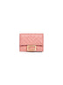 Pink Micro Trifold Baguette wallet