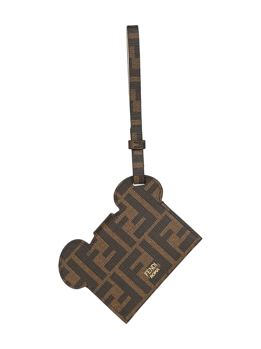 Brown Fendi Best Friends Forever card case