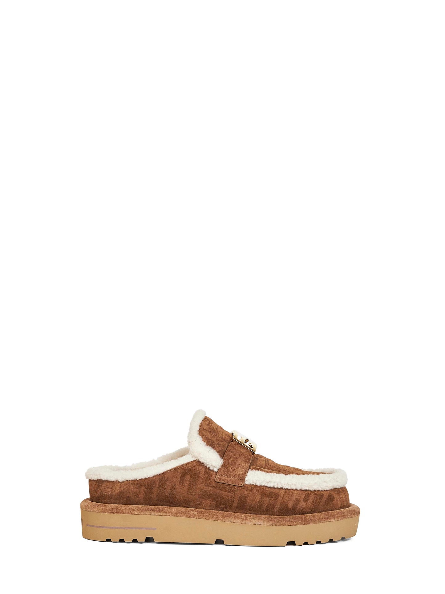 Sabot Apres Chic in camoscio FF marrone