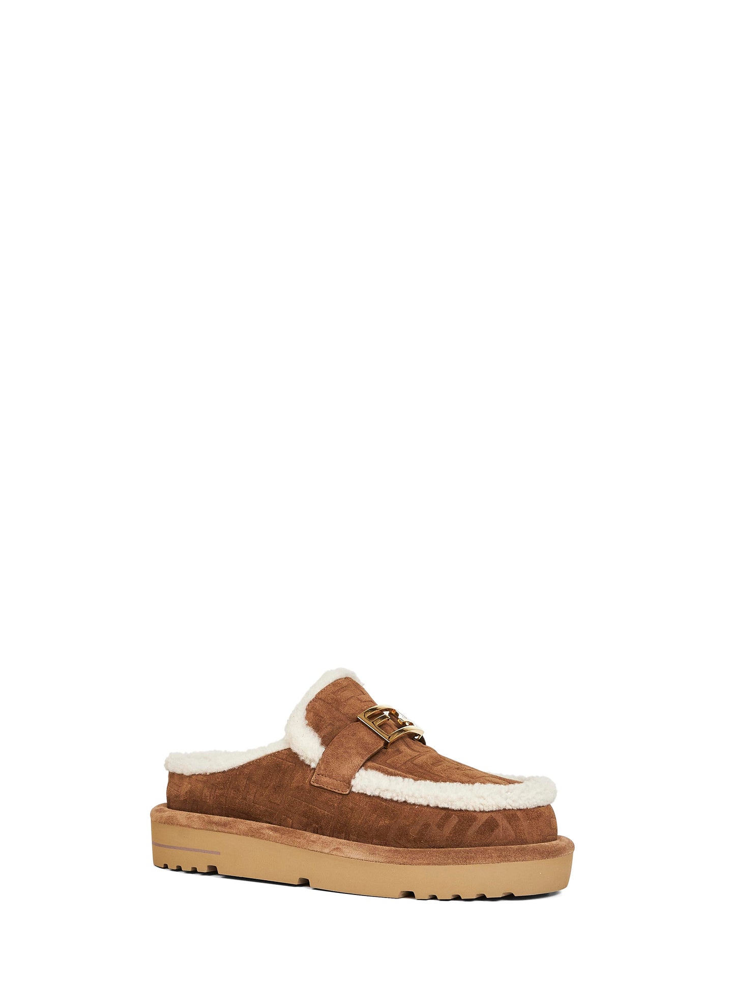 Sabot Apres Chic in camoscio FF marrone