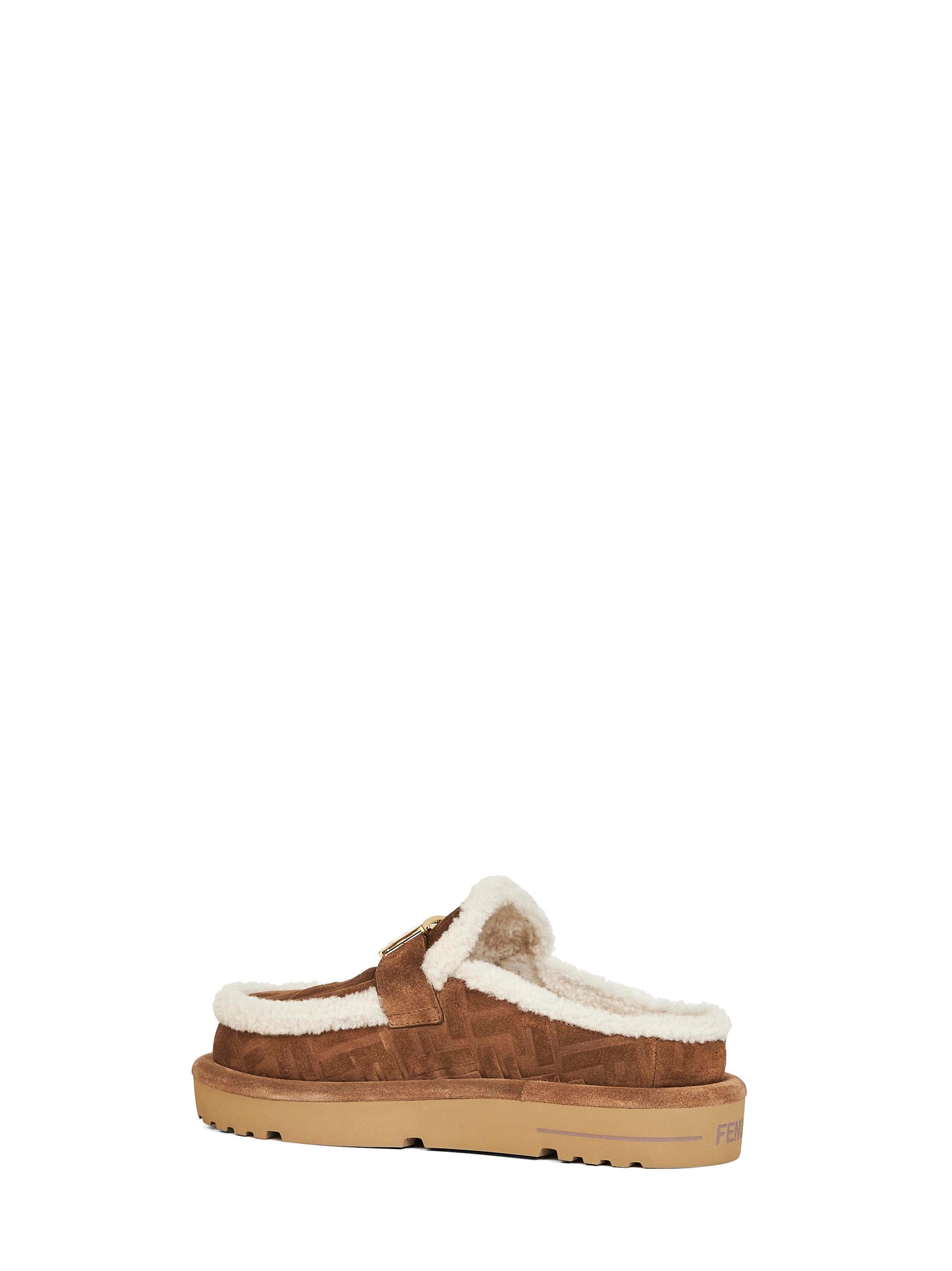 Sabot Apres Chic in camoscio FF marrone