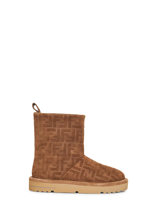 Stivali bassi Apres Chic in camoscio FF marrone