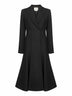 Cappotto midi in lana Grain de Poudre nera