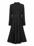 Cappotto midi in lana Grain de Poudre nera