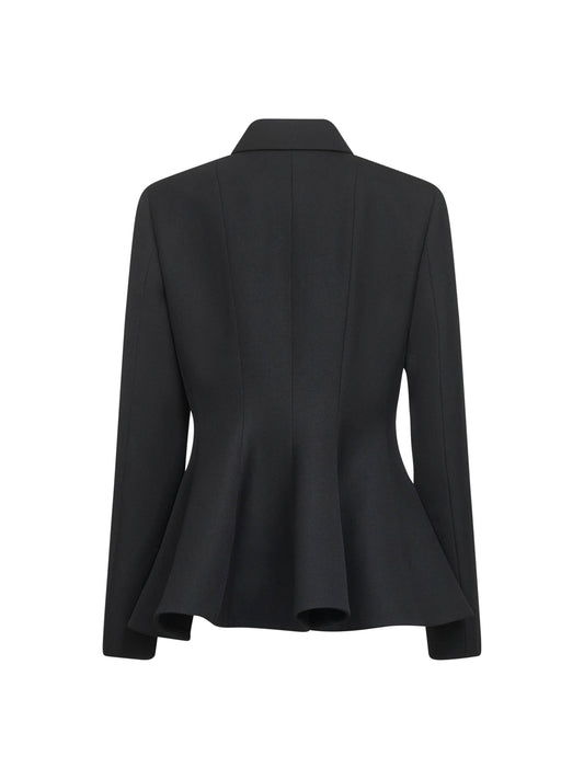 Giacca in lana Grain de Poudre nera