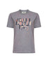 Grey cotton Fendi Roma 1925 printed T-shirt