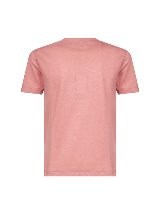 T-Shirt rosa stampa Fendi Roma 1925